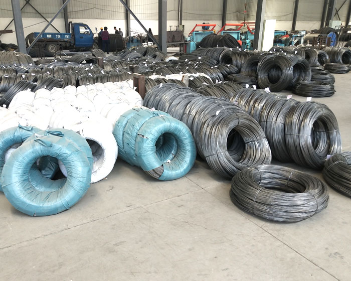 Raw pull spring steel wire